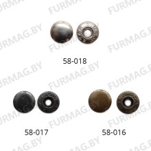 Кнопка альфа 15 мм (упак. 720±10 шт)